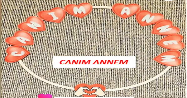 Canım Annem Hatıra Çerçevesi