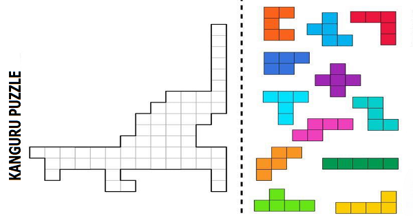 Puzzle Kes-Yapıştır  (Kanguru) Etkinliği 5