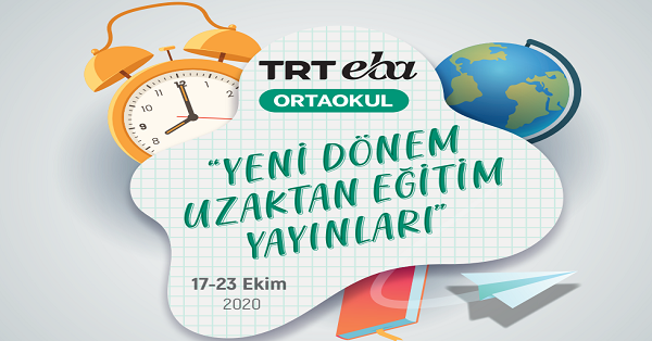 17 Ekim - 23 Ekim Arası EBA TV Ortaokul Yayın Akışı, Dersler, Konular