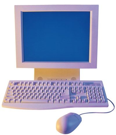 Ekranlı, klavyeli bilgisayar resmi png