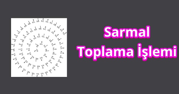 Sarmal Toplama İşlemi Etkinliği 1