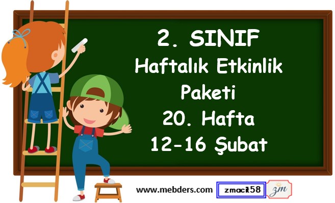 2. Sınıf 20. Hafta Etkinlik Paketi (12-16 Şubat)