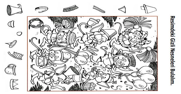 Gizli Nesneleri Bulma Etkinliği 50