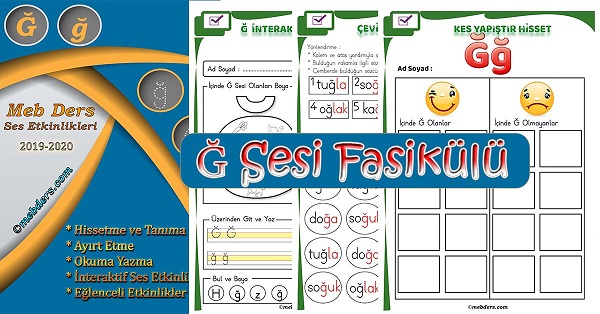 1.Sınıf İlkokuma Ğ Sesi Fasikülü