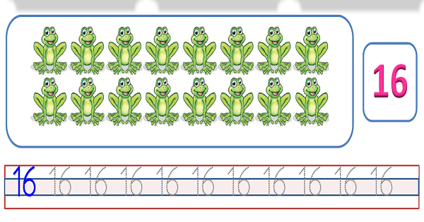 1.Sınıf Matematik Rakamlar 16-20 Rakamlarının Yazımı