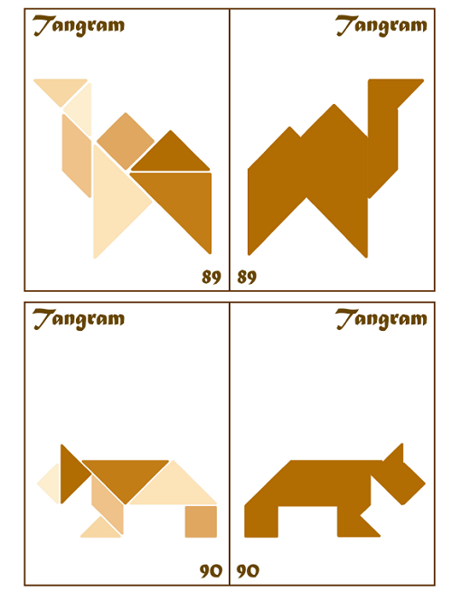 Tangram Kartları (90'lı Set)