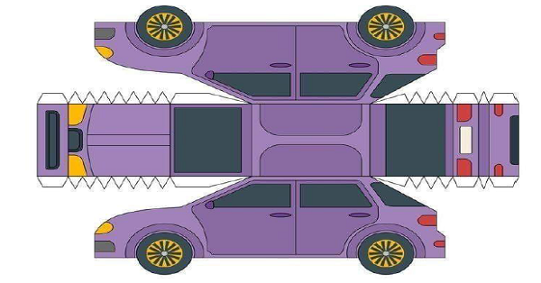 Otomobil Yapalım Kes-Katla-Yapıştır 4