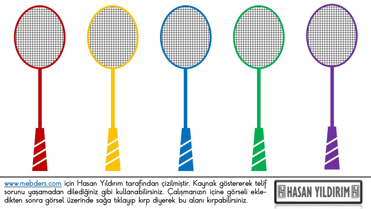 Badminton Raketi PNG