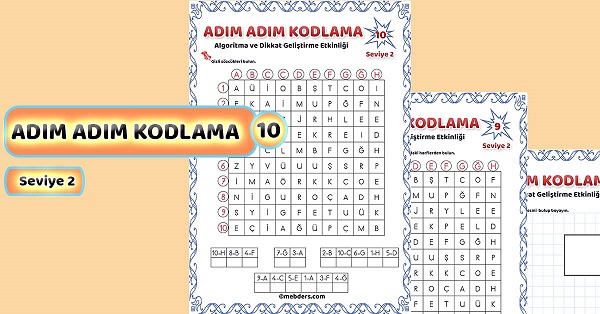 Adım Adım Kodlama Etkinliği 10 - Seviye 2