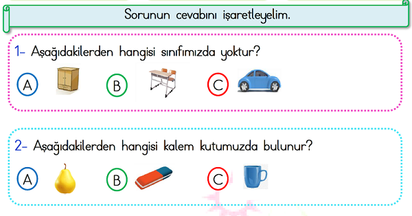 1.Sınıf Türkçe Okuma Anlama (Test) Etkinliği-1