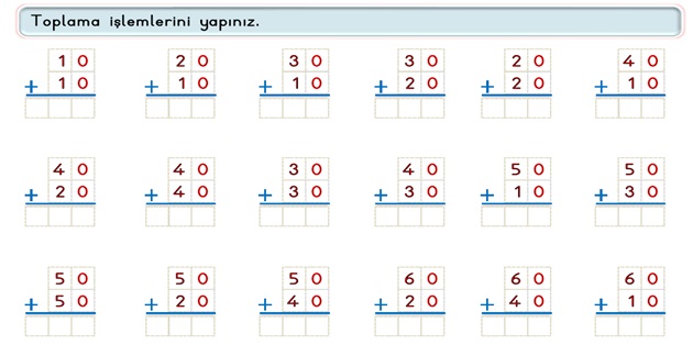 2.Sınıf Matematik Toplama İşlemi-Zihinden Toplama Etkinliği-1