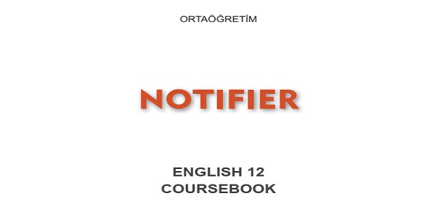 2023-2024 Eğitim Öğretim Yılı 12.Sınıf Notıfıer Ders Kitabı-Meb Yayınları