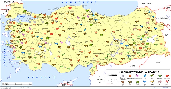 Türkiye Hayvancılık Haritası 2