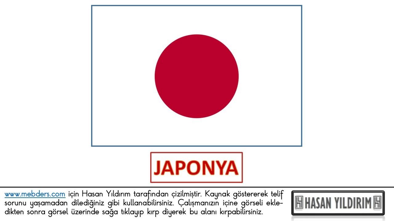 Japonya Bayrağı PNG