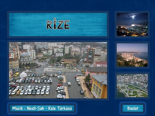 Rize ören yerleri sesli slayt