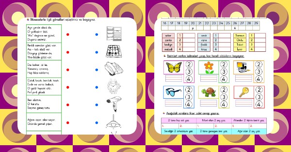 2.Sınıf Türkçe Oku-Anla-Boya Etkinliği - 11