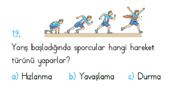 3. Sınıf Haftalık Kazanım Değerlendirme Testi 6.Hafta (16-20 Ekim)