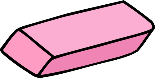 Pembe silgi resmi png