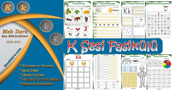 1.Sınıf İlkokuma K Sesi Fasikülü