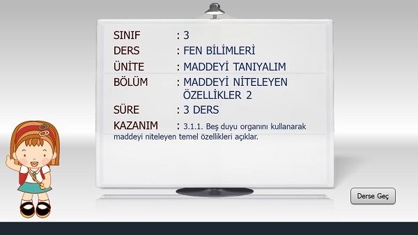 3.Sınıf Fen Bilimleri Maddeyi Niteleyen Özellikler Sunusu 2