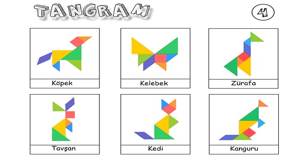 Tangram etkinliği 4