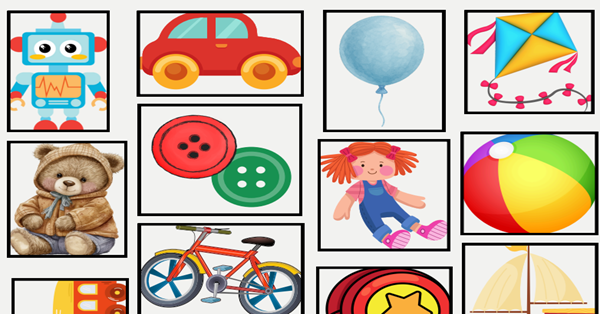 3.Sınıf 5.Ünite Toys And Games Resimleri Deftere Yapıştırma Etkinliği