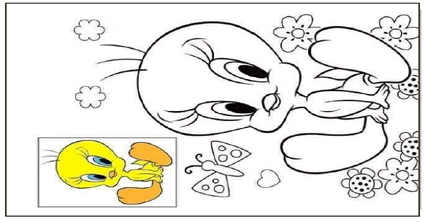 Bak Boya Sevimli Tweety (1. Sınıflar İçin)