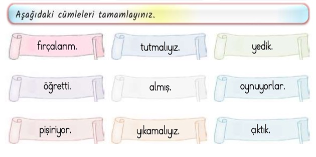 2.Sınıf Türkçe Kurallı ve Kuralsız Cümleler Etkinliği-3