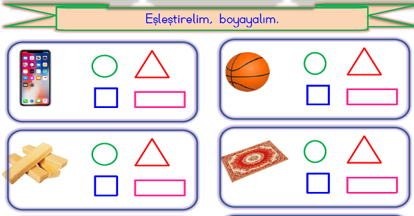 1.Sınıf Matematik Geometrik Şekiller-4