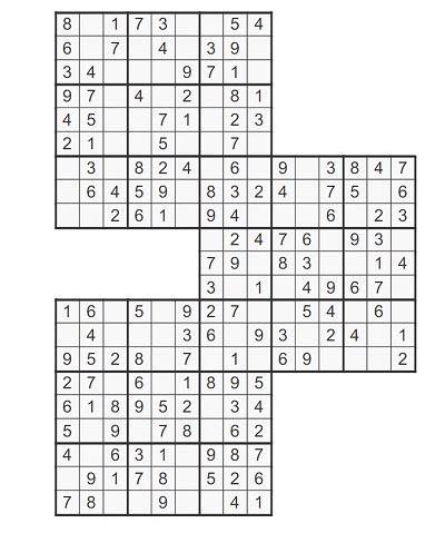 Üçlü Samurai Sudoku 3