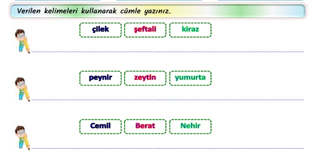 2.Sınıf Türkçe Virgül Etkinliği-1