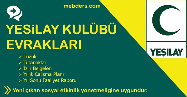 Yeşilay Kulübü Evrakları