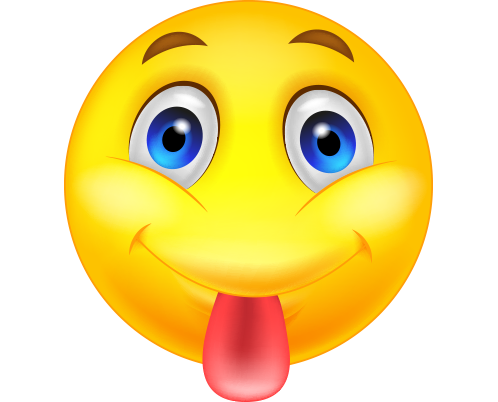 Dil çıkaran png emoji resmi