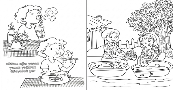 Atasözleri Boyama Sayfaları 2