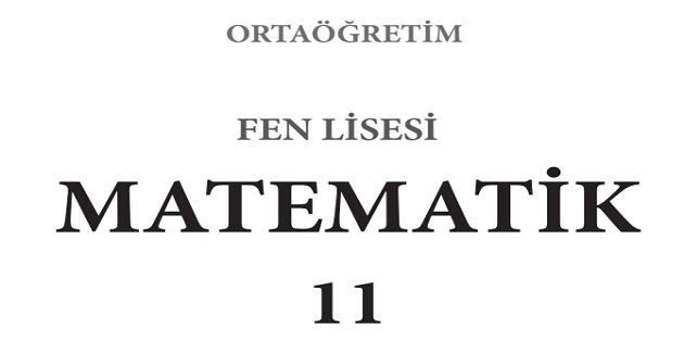 2023-2024 Eğitim Öğretim Yılı 11.Sınıf Fen Lisesi Matematik Ders Kitabı-Meb Yayınları