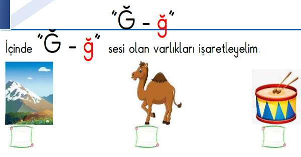 1.Sınıf İlk Okuma Yazma (Ğ-ğ Sesi) Fasikülü