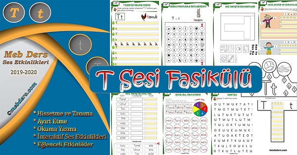 1.Sınıf İlkokuma T Sesi Fasikülü