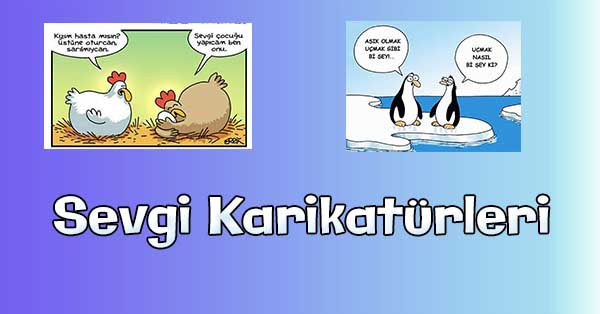 Sevgi panosu için sevgi konulu karikatürler