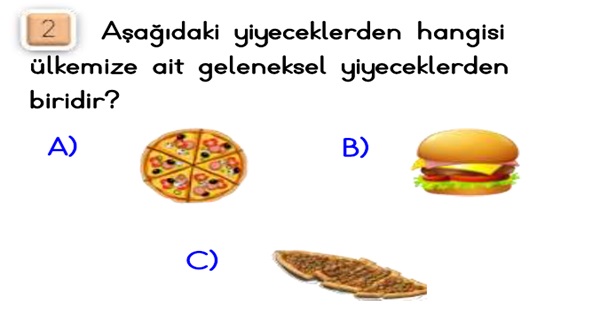 2.Sınıf Hayat Bilgisi Ülkemizde Hayat-Yaprak Test-1