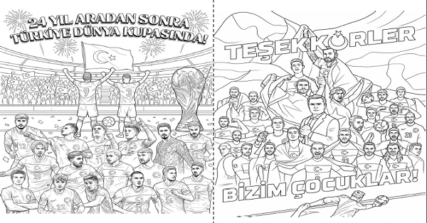 Dünya Kupası Boyama Sayfaları 2