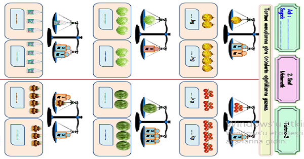 2.Sınıf Matematik Tartma-2