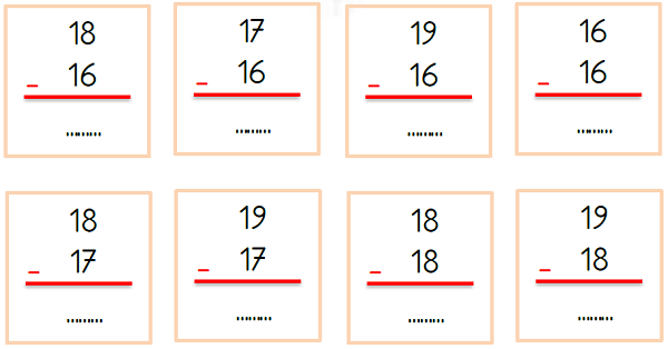 1.Sınıf Matematik Çıkarma İşlemi-7