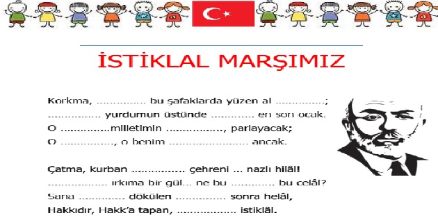 İstiklal Marşı Etkinliği 1