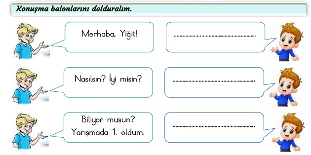 2.Sınıf Hayat Bilgisi Nezaket Kurallarına Uyarım Etkinliği