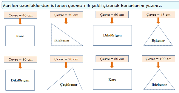 4.Sınıf Matematik Çevre Ölçme (Kare ve Dikdörtgenin Çevre Uzunluklarını Bulma)-5