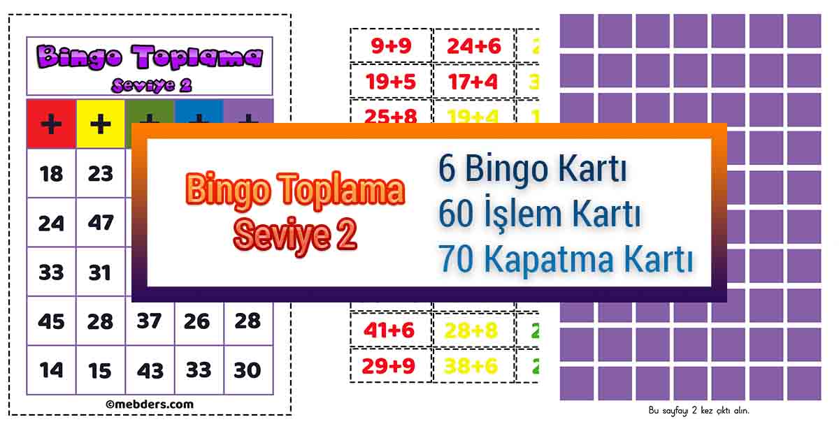 Bingo Toplama Oyunu - Seviye 2