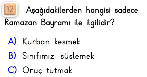 2.Sınıf Hayat Bilgisi Ülkemizde Hayat-Yaprak Test-2