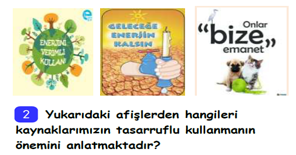 3.Sınıf Hayat Bilgisi Okulumuzda Hayat Ünite Değerlendirme-3