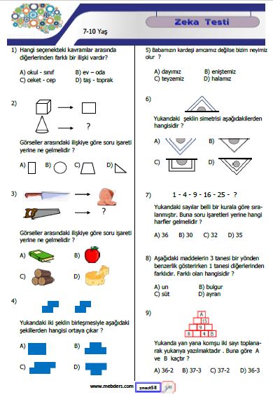 Zeka Testi 2