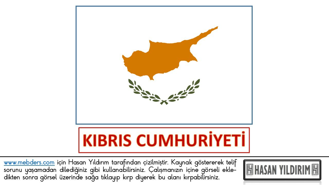 Kıbrıs Cumhuriyeti Bayrağı PNG